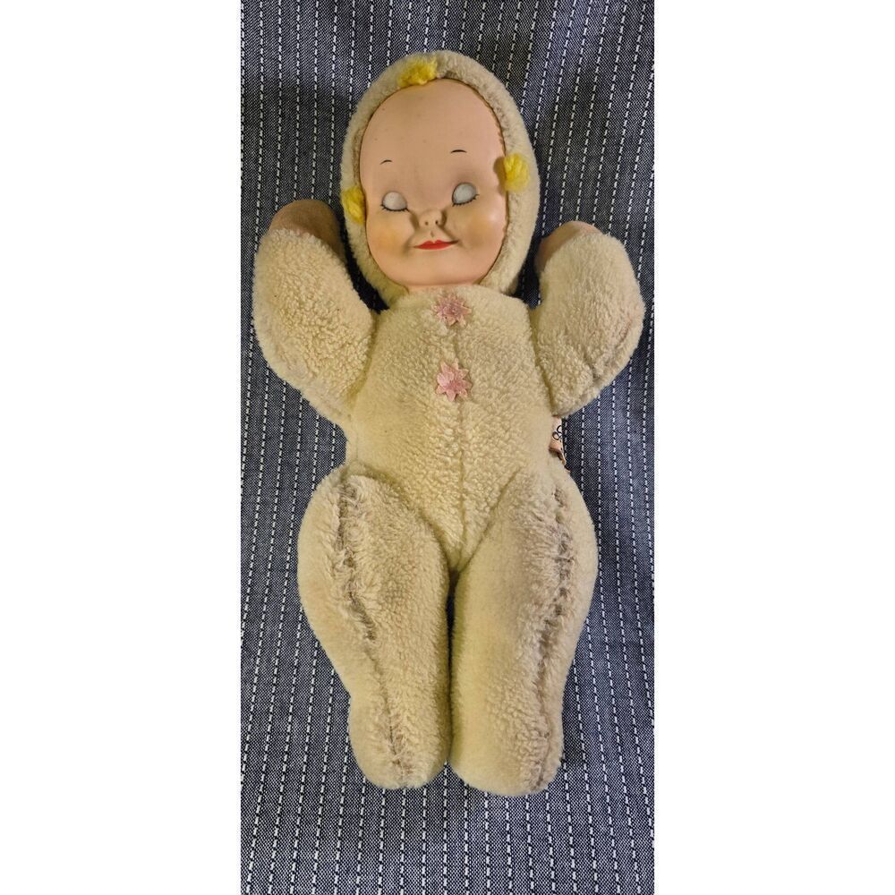 Vintage Knickerbocker Sleepy Head Doll #A51